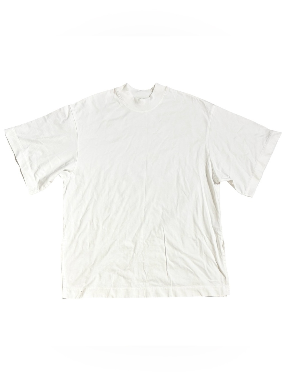 AGOLDE Oversized White Tee Tunic Shirt